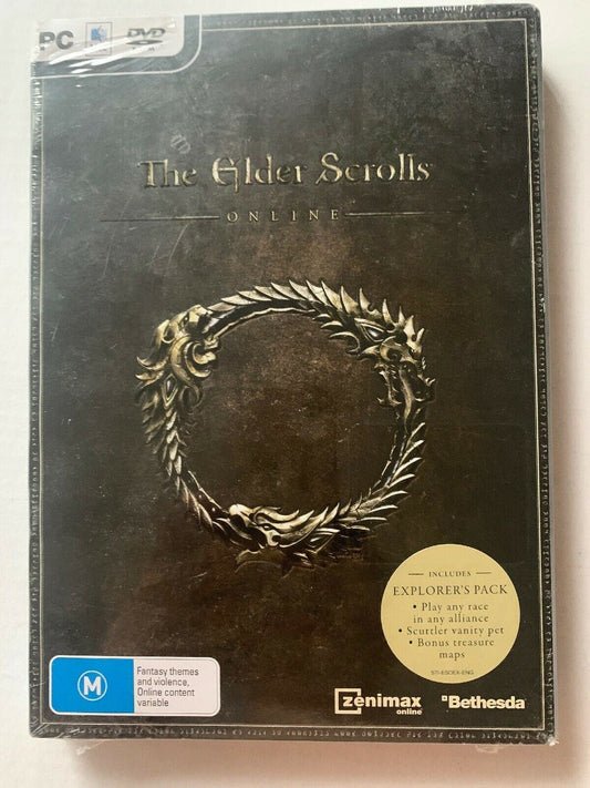 *New Sealed* The Elder Scrolls Online Includes Explorers Pack For PC Mac Windows