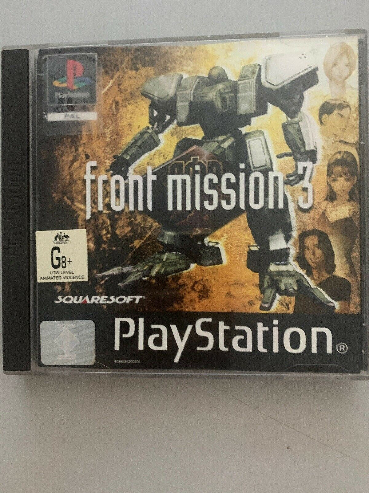 FRONT MISSION 3 PS1 Rare Strategy Game COMPLETE With Manual Playstation 1 PAL