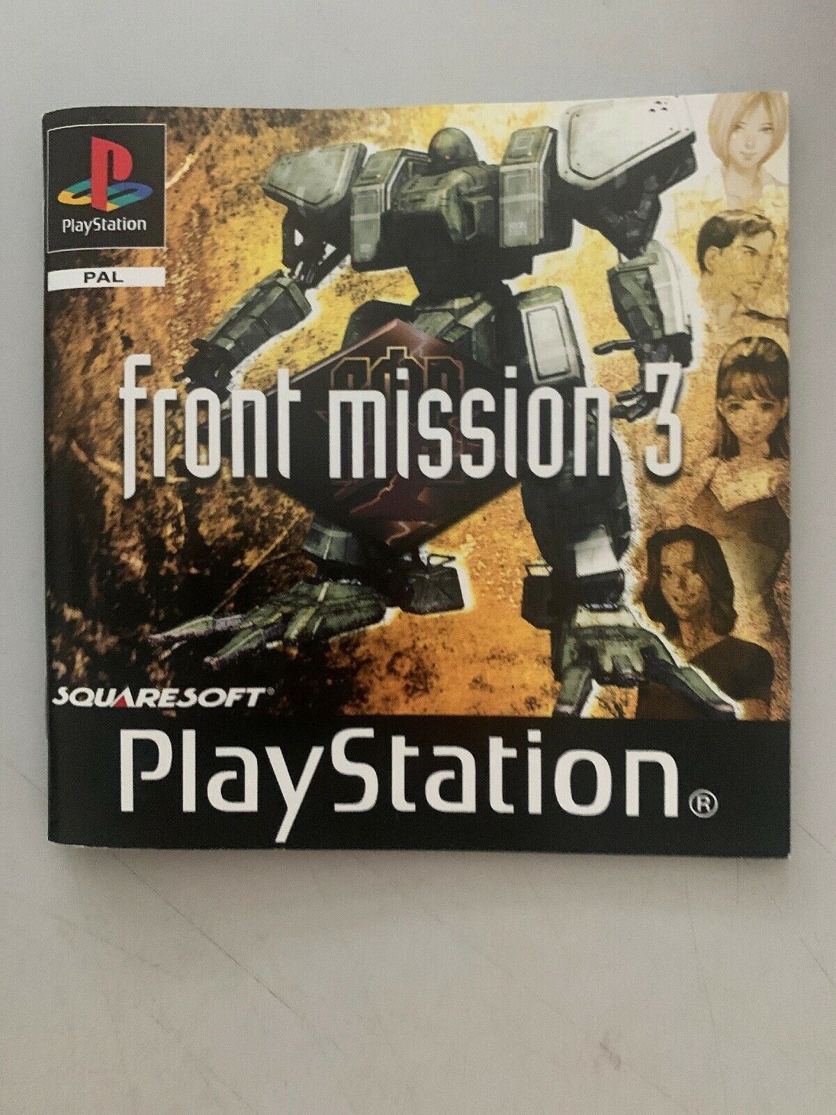 FRONT MISSION 3 PS1 Rare Strategy Game COMPLETE With Manual Playstation 1 PAL