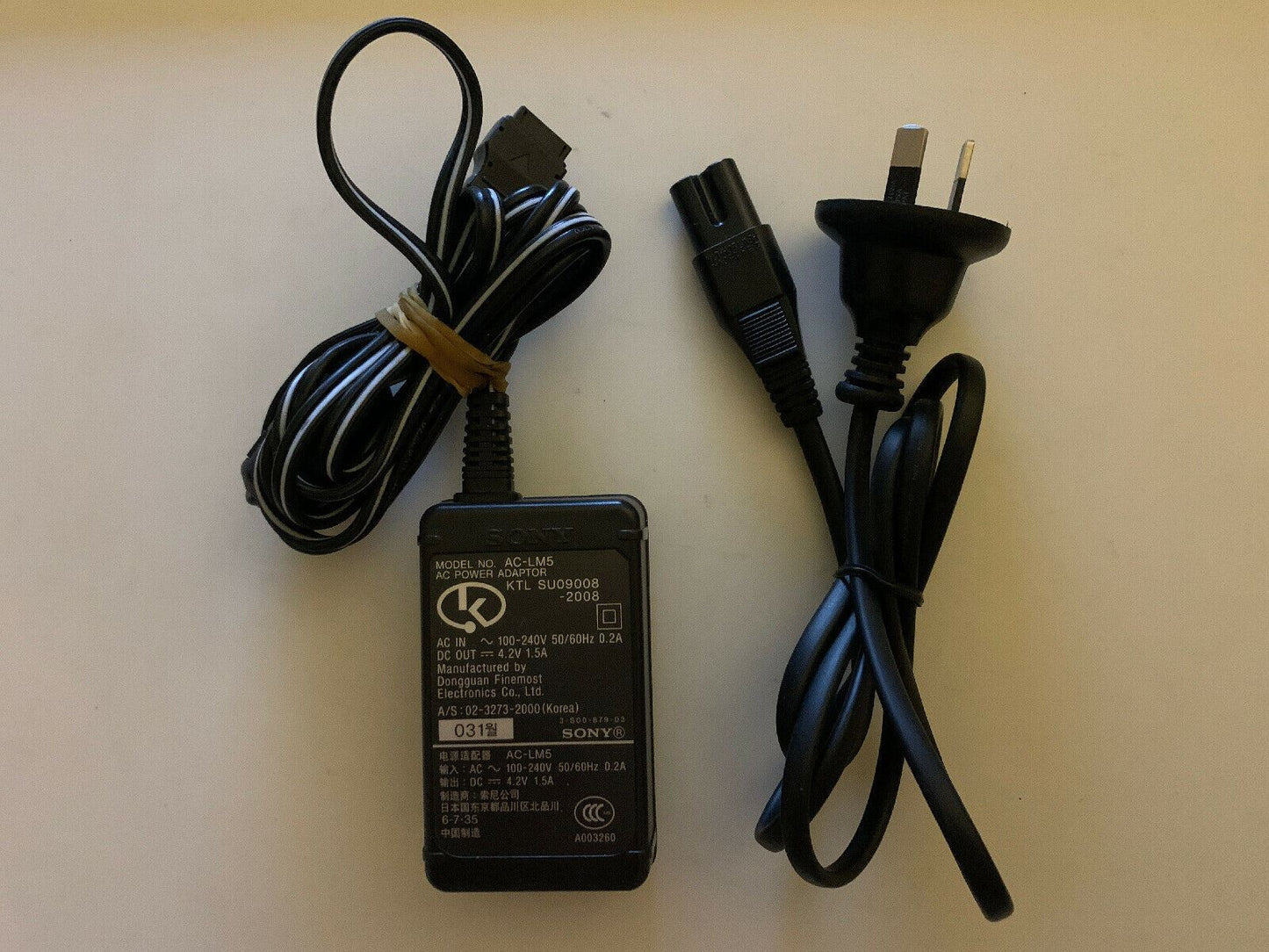 Genuine Sony AC-LM5 AC Adapter