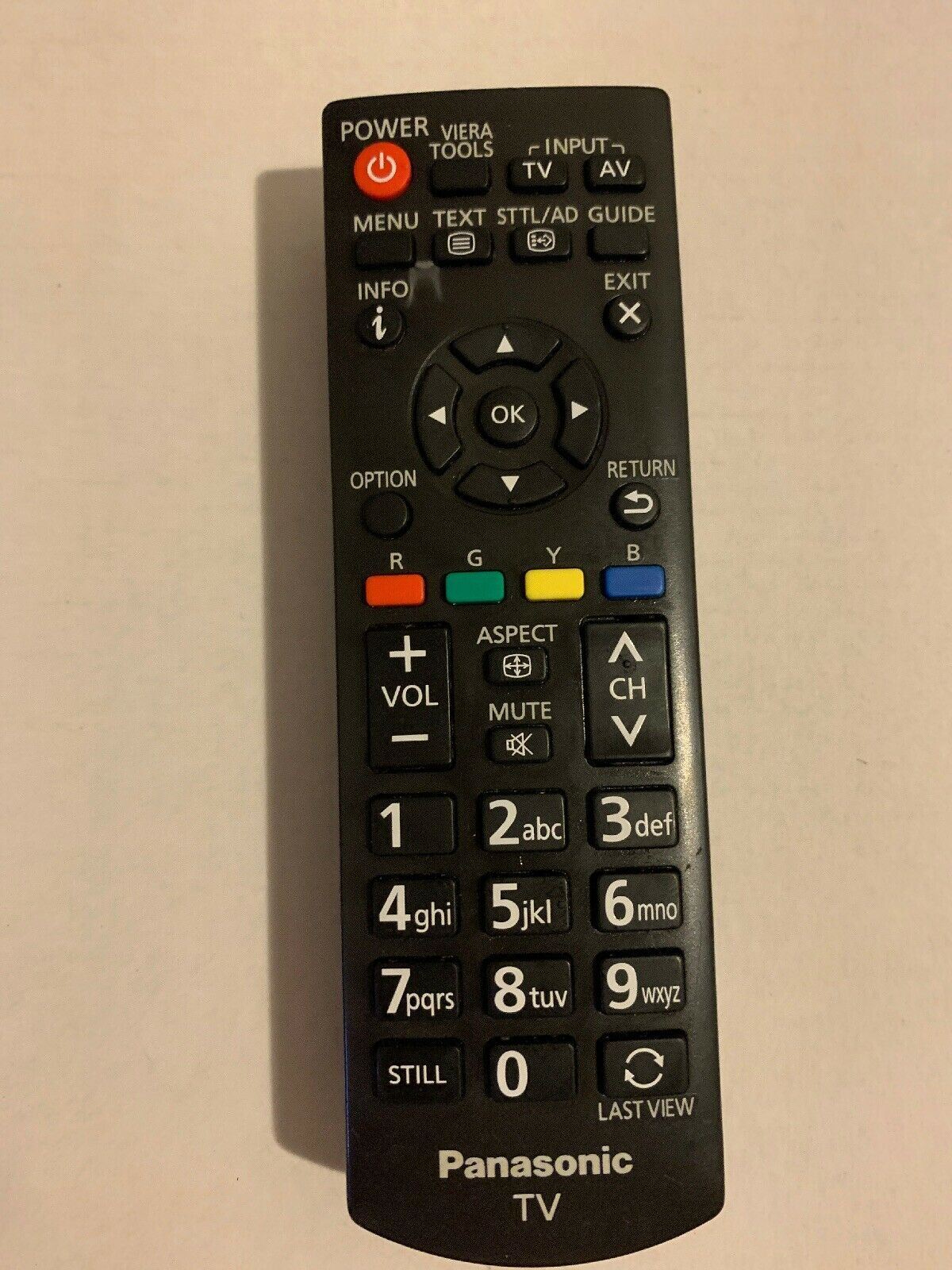 Genuine Panasonic N2QAYB000935 Remote Control For TV (No Battery Cover)