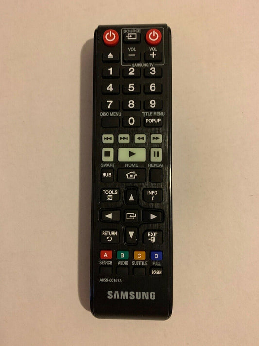 Genuine Samsung AK59-00167A Remote Control For TV (No Battery Cover)