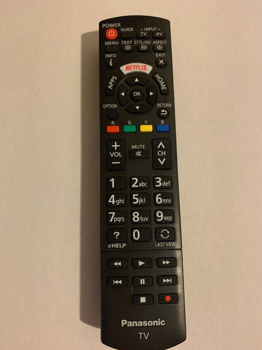Genuine Panasonic N2QAYB001008 Remote Control For TV (No Battery Cover)