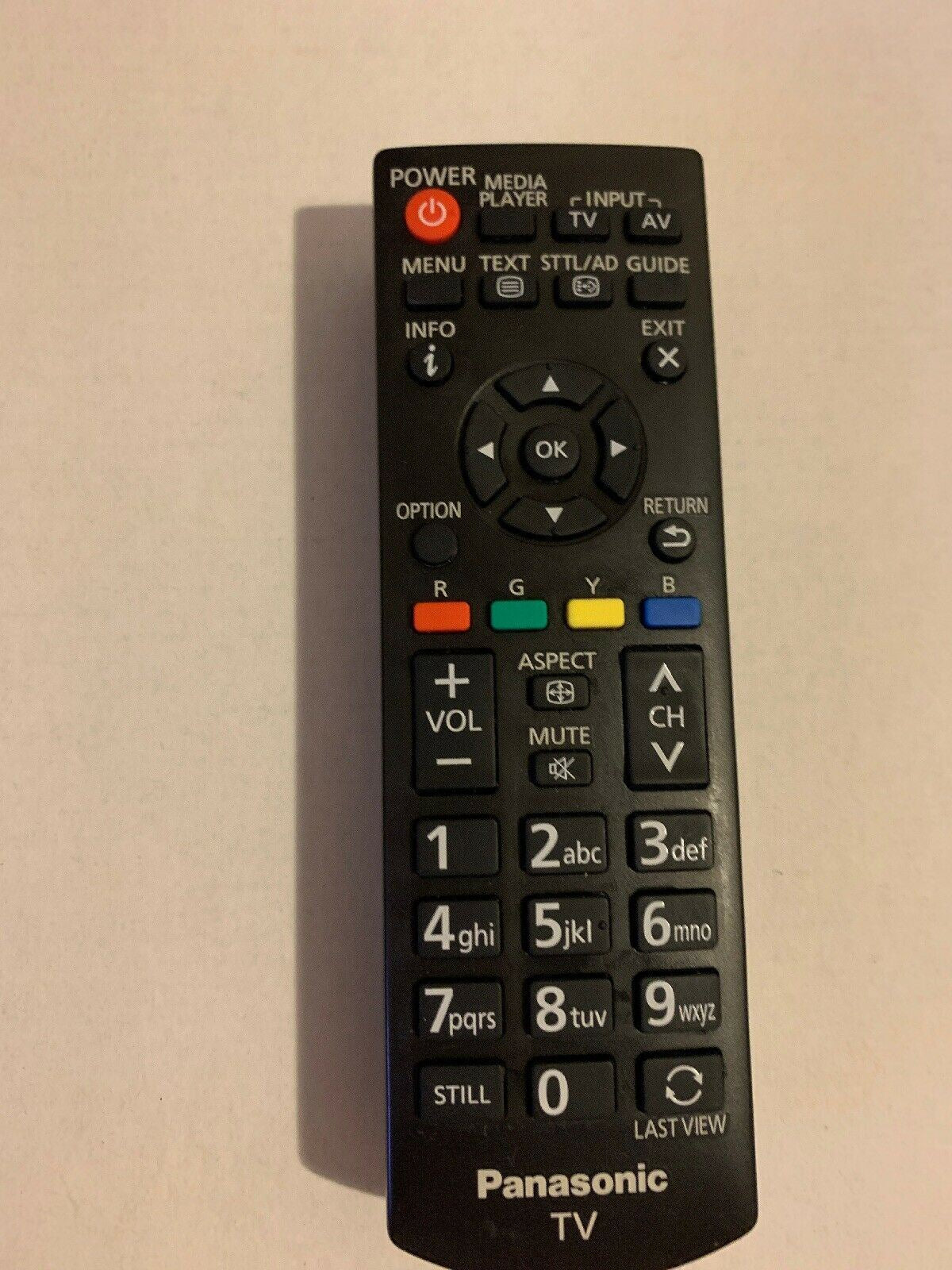 Genuine Panasonic N2QAYB000818 Remote Control For TV (No Battery Cover)