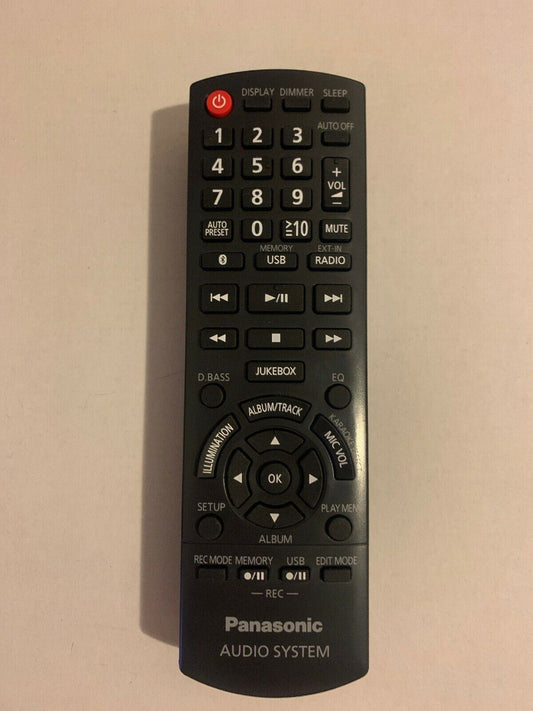 Genuine Panasonic N2QAYB001097 Remote Control For Audio System