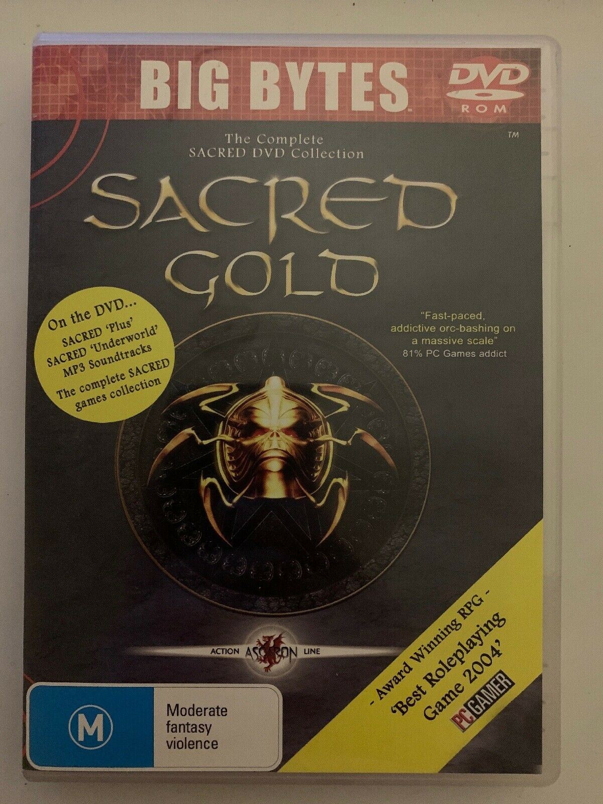 Sacred Gold PC DVD Windows Action RPG Game