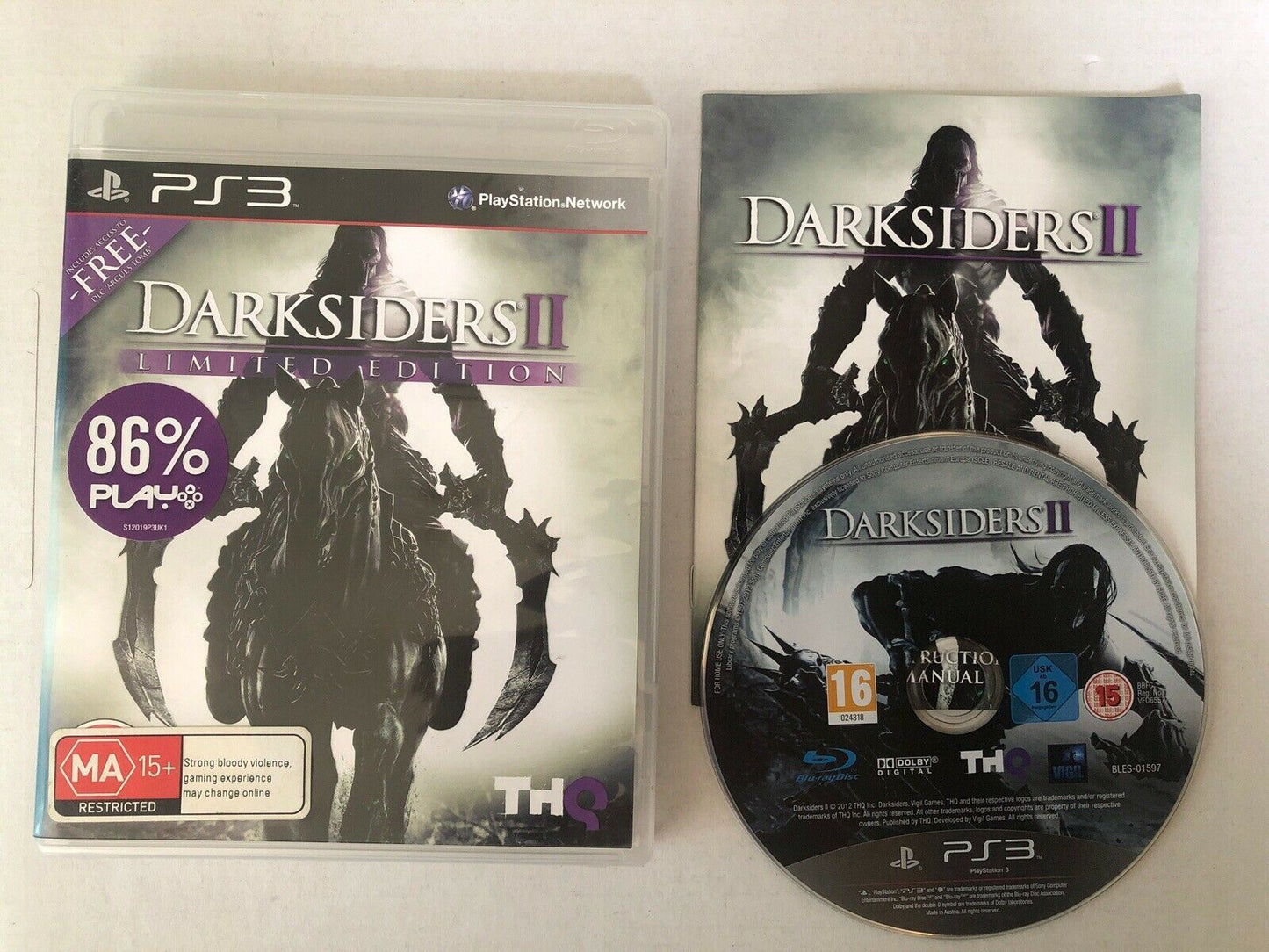 Darksiders II 2 - Sony Playstation 3 PS3 Action Adventure Game