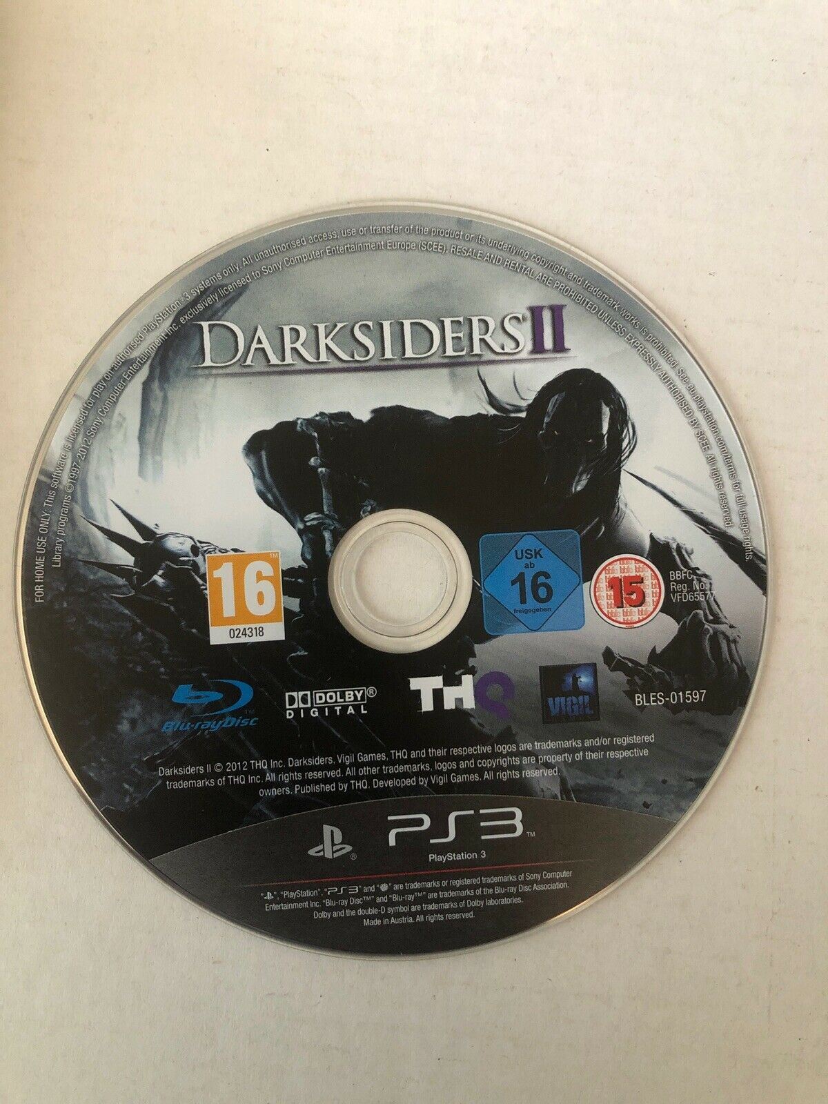 Darksiders II 2 - Sony Playstation 3 PS3 Action Adventure Game