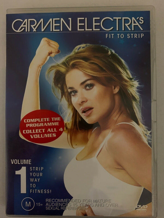 CARMEN ELECTRA FIT TO STRIP Dance Workout Fitness Exercise Toning DVD Region 4