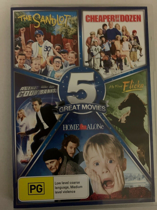 Agent Cody Banks / My Friend Flicka / Home Alone / The Sandlot  - DVD -  Region 4