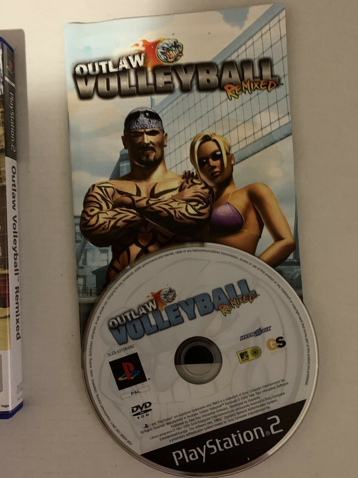 Outlaw Volleyball Remixed Sony PlayStation 2 PS2 Game With Manual PAL