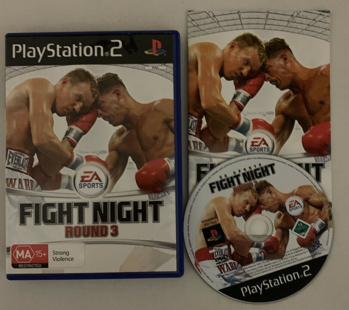 Fight Night Round 3 - PS2 Playstation 2 Game PAL With Manual