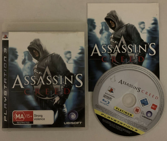 Assassin's Creed - Sony PlayStation 3 PS3 Game With Manual