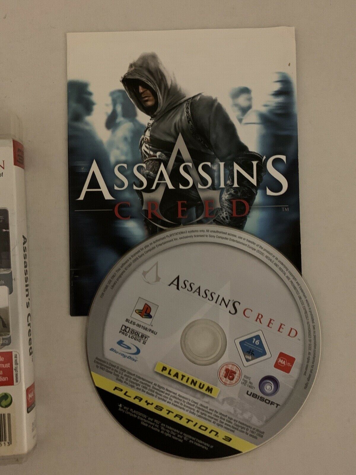 Assassin's Creed - Sony PlayStation 3 PS3 Game With Manual