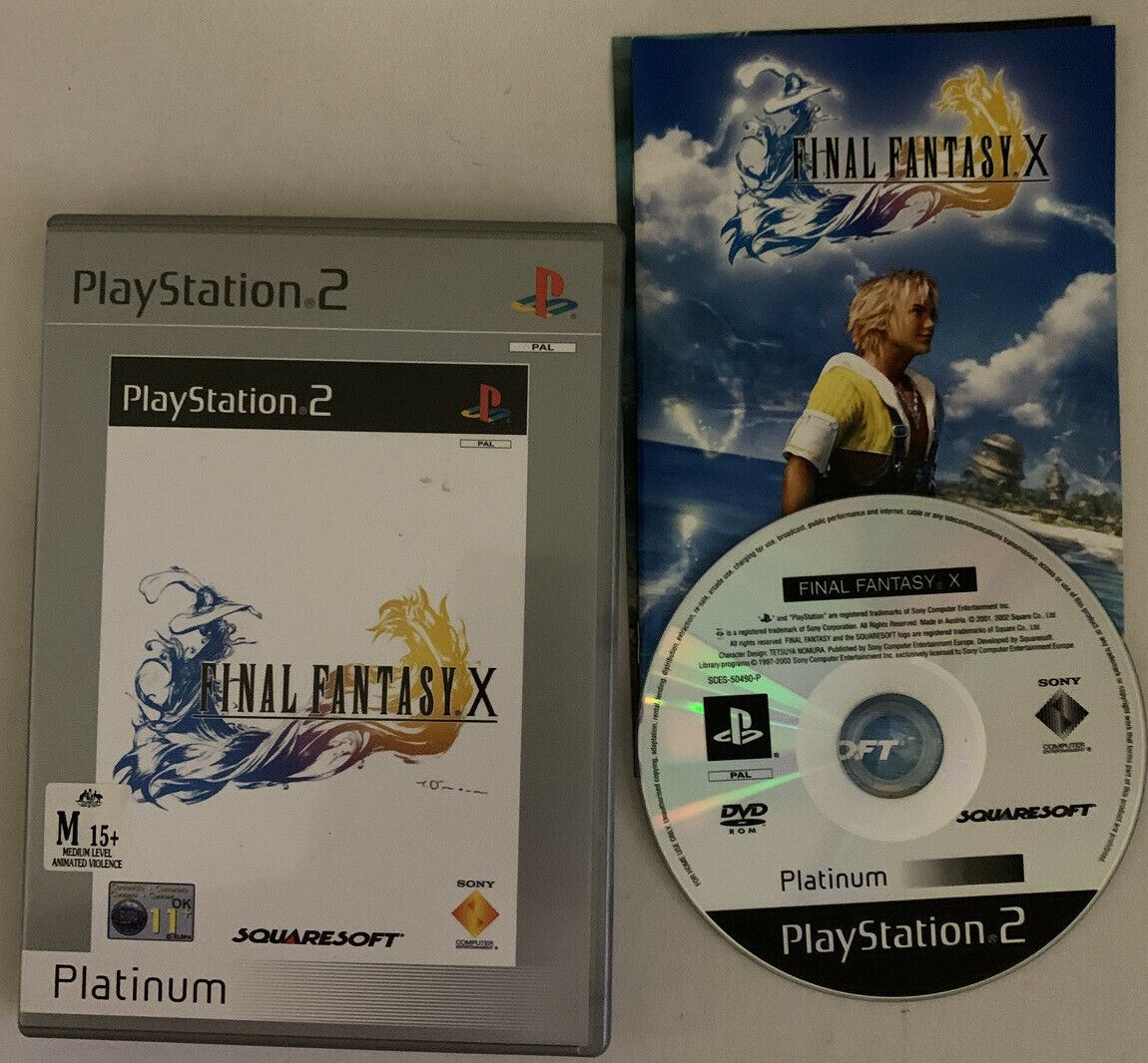 Final Fantasy X PS2 PlayStation 2 With Manual PAL