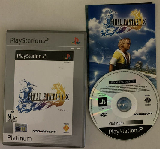 Final Fantasy X PS2 PlayStation 2 With Manual PAL