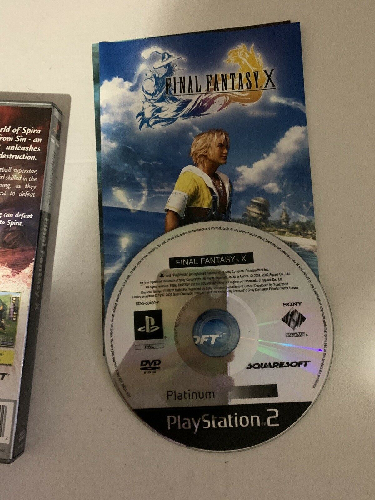 Final Fantasy X PS2 PlayStation 2 With Manual PAL