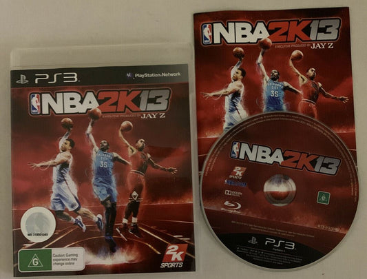 NBA 2K13 - PlayStation 3 - PS3 - Complete With Manual - PAL