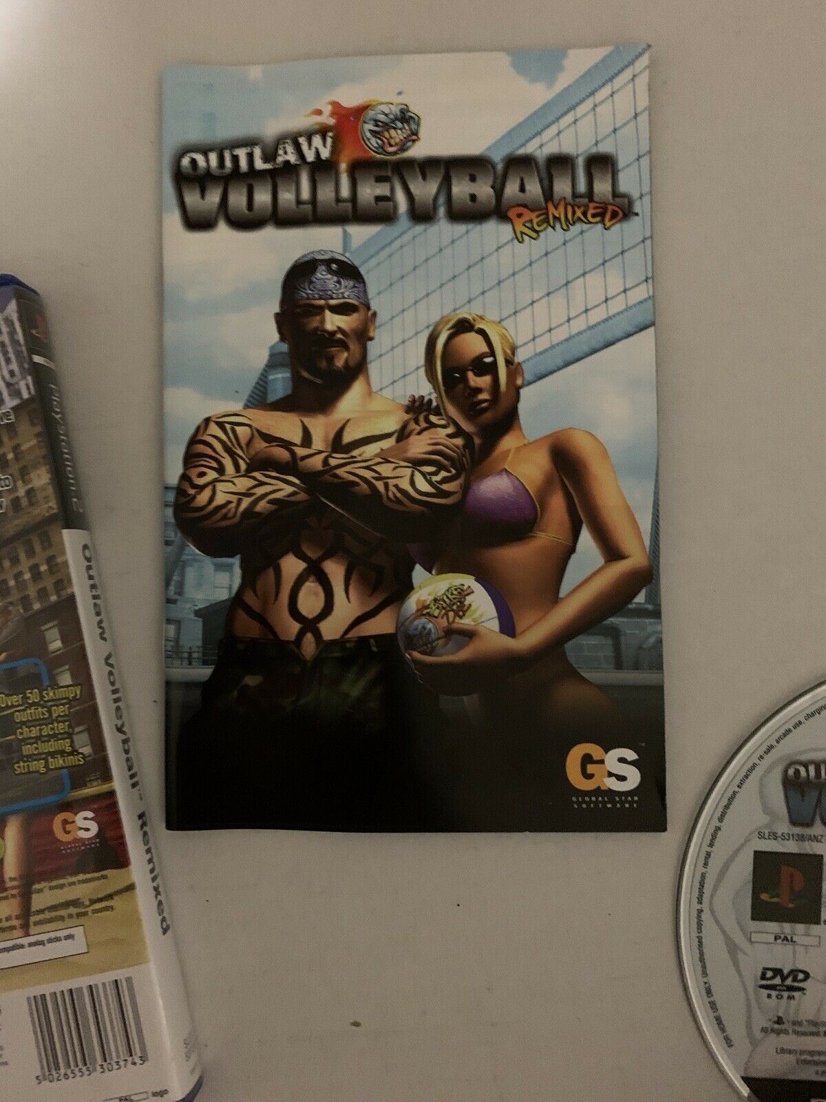 Outlaw Volleyball Remixed - Sony PlayStation 2 PS2 Game With Manual PAL