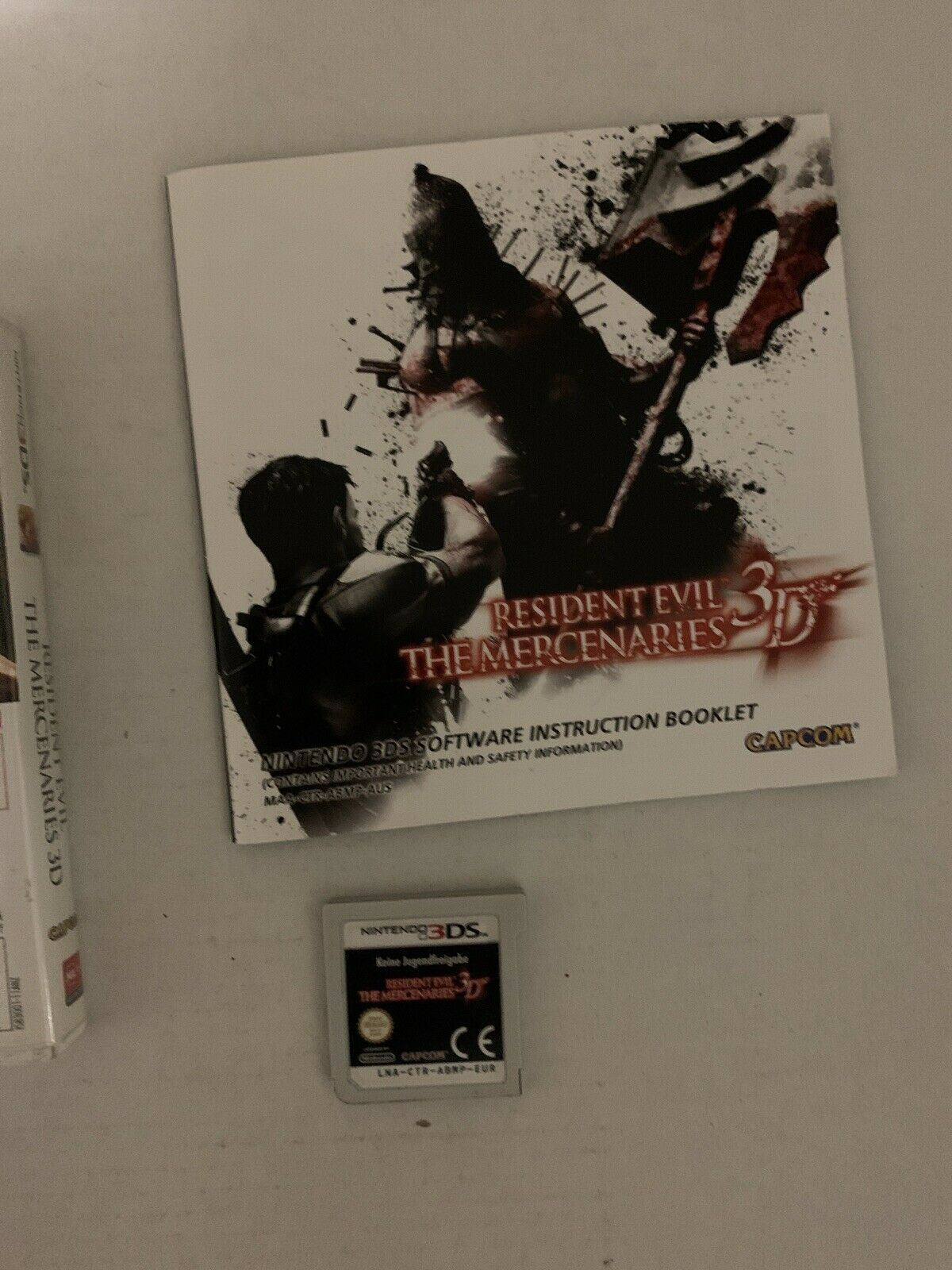 Resident Evil: The Mercenaries 3D Nintendo 3DS With Manual