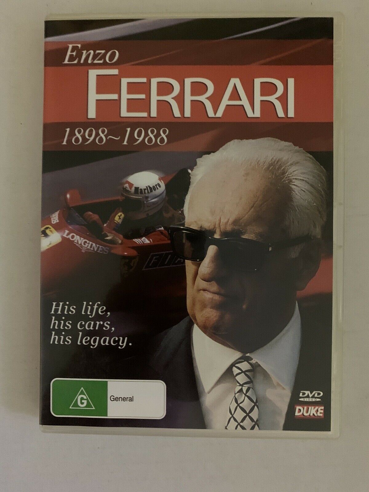 Enzo Ferrari 1898-1988 His Life, His Cars, His Legacy [DVD] ALL REGIONS