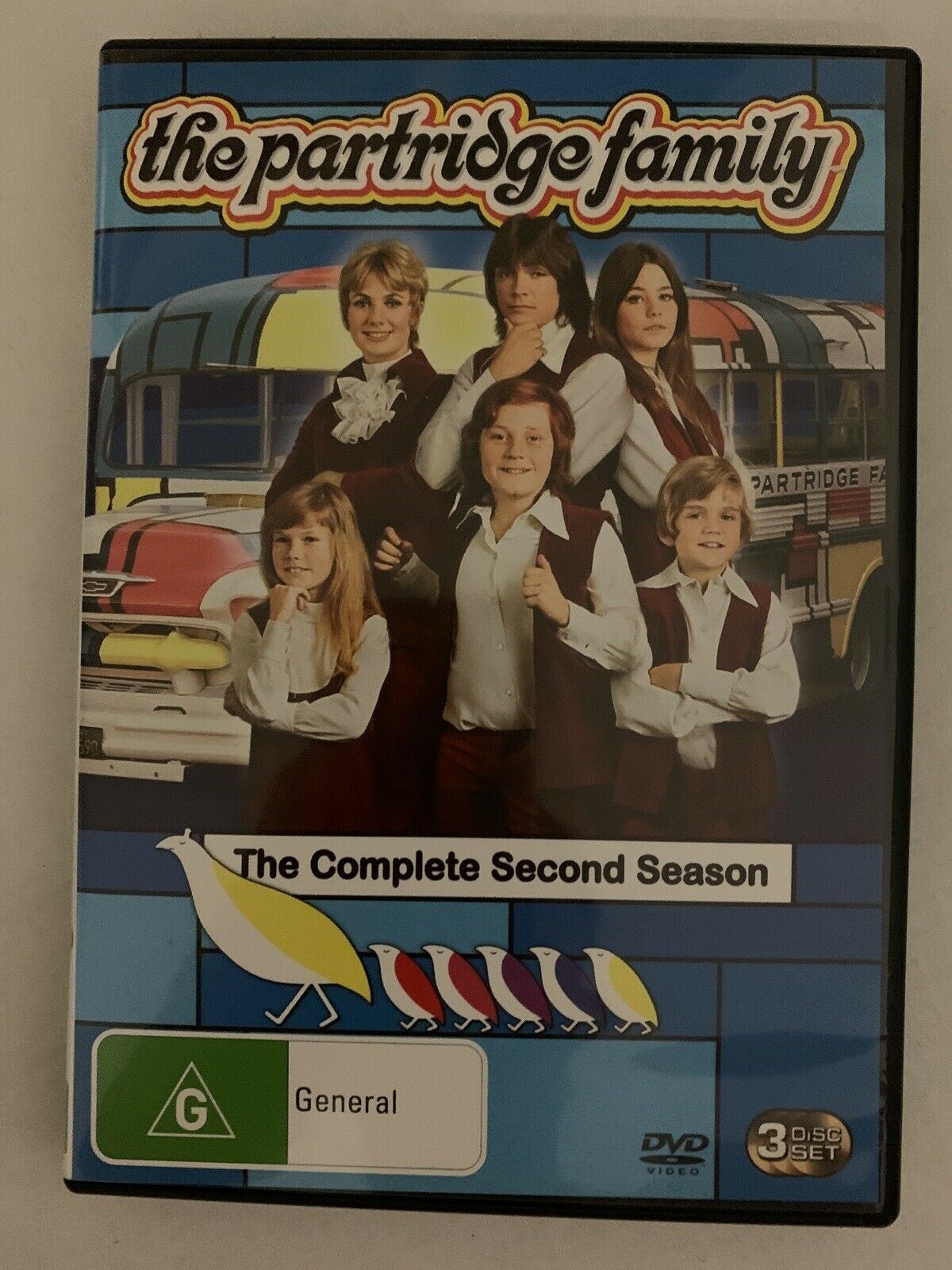 The Partridge Family : Season 2 (DVD, 1970, 3-Disc Set) - Region 4