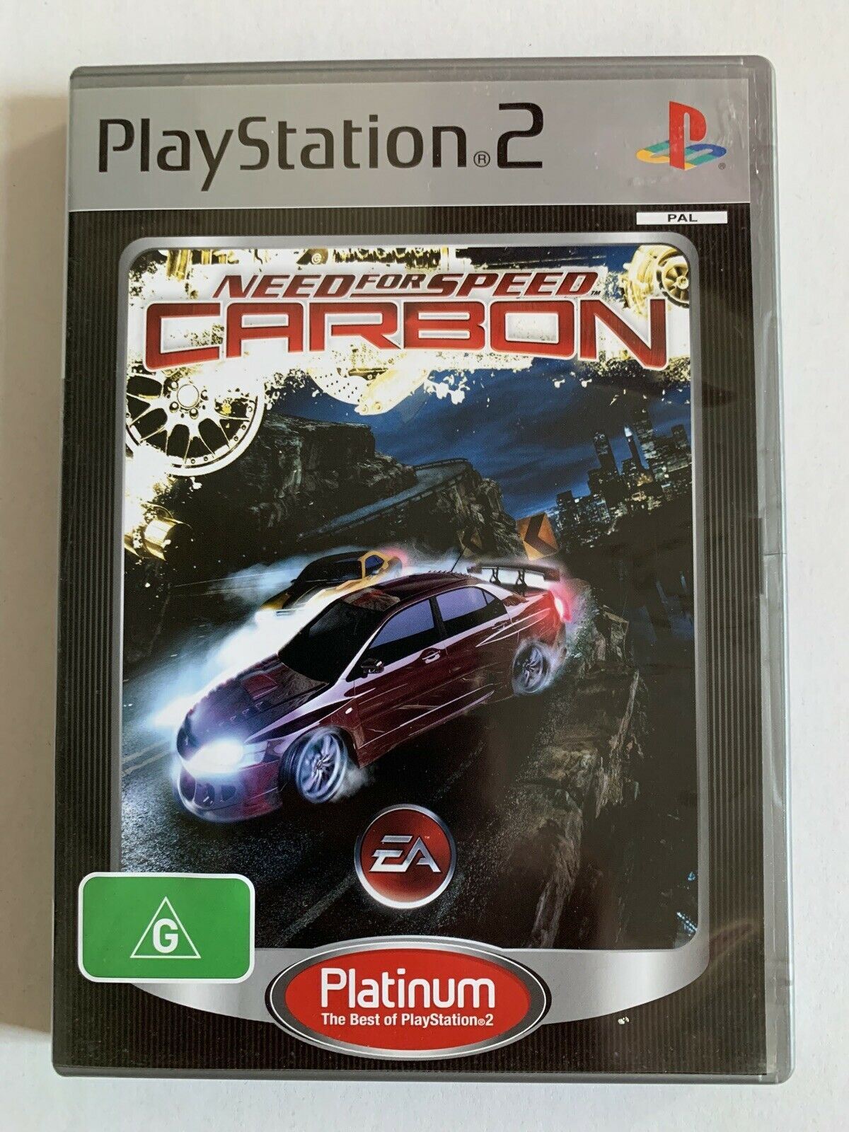 Need for Speed Carbon - PS2 Game PAL Platinum Manual Booklet Included G