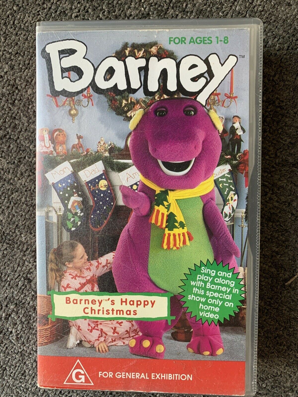 Barney - Barney's Happy Christmas VHS PAL – Retro Unit