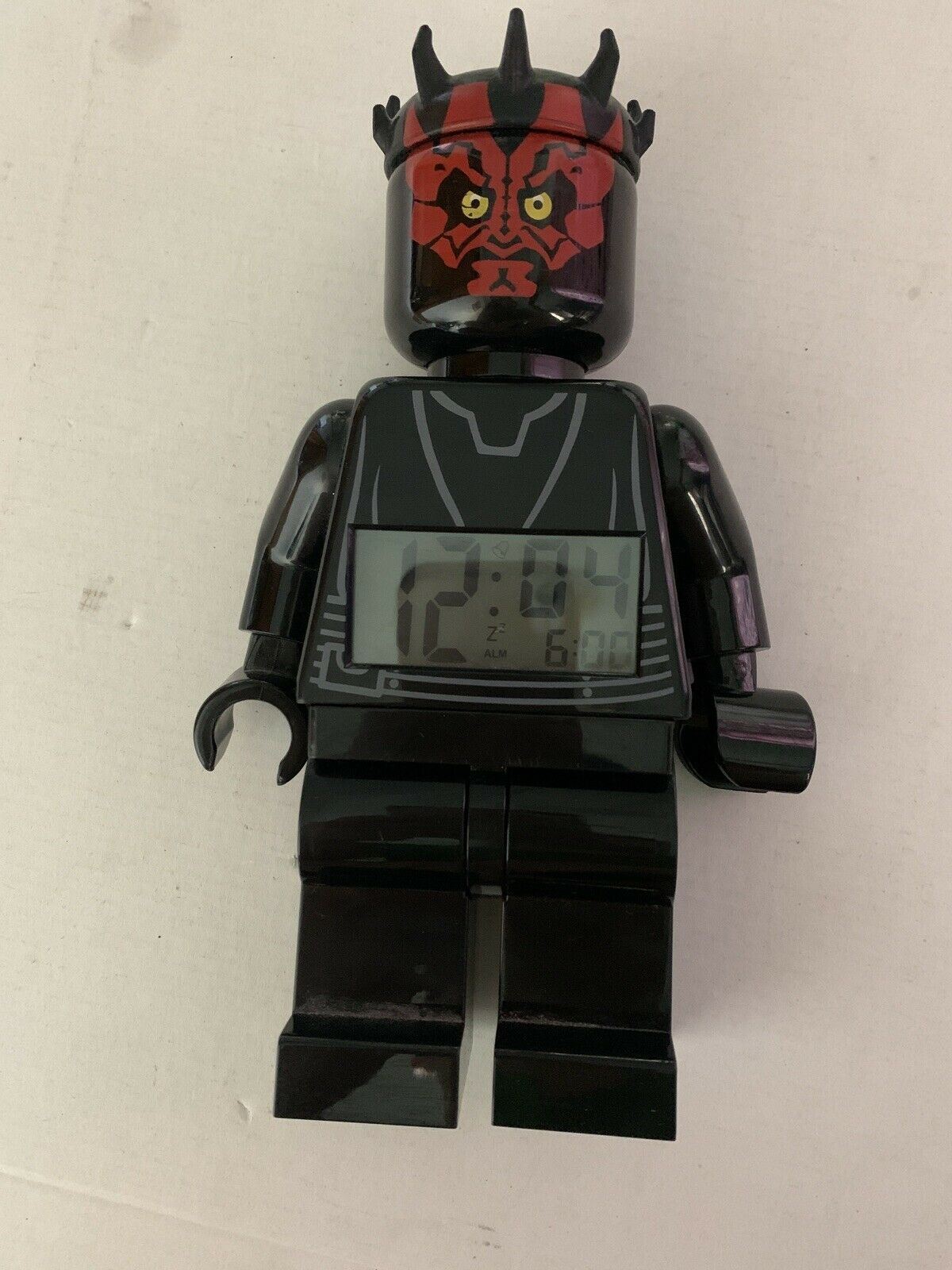 Lego Star Wars Darth Maul Digital Alarm Clock Figure