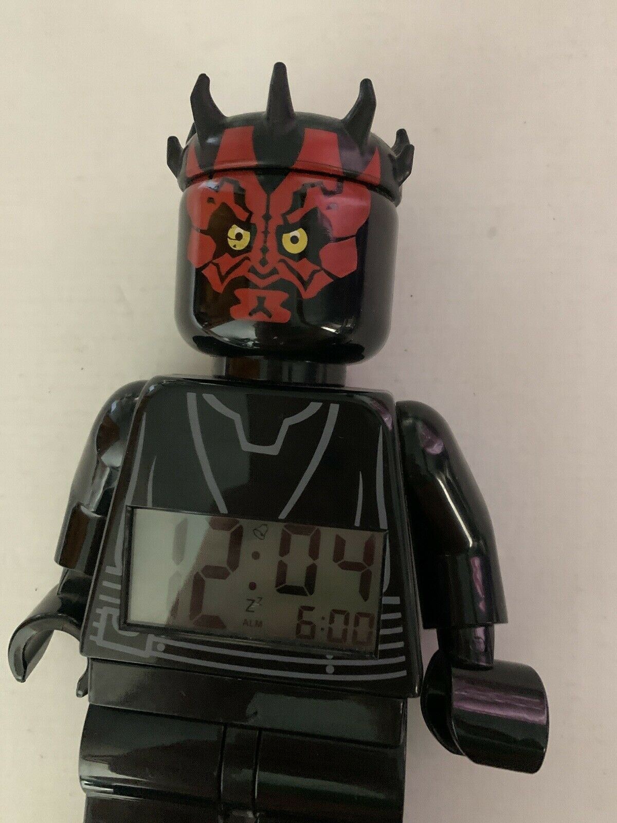 Lego Star Wars Darth Maul Digital Alarm Clock Figure