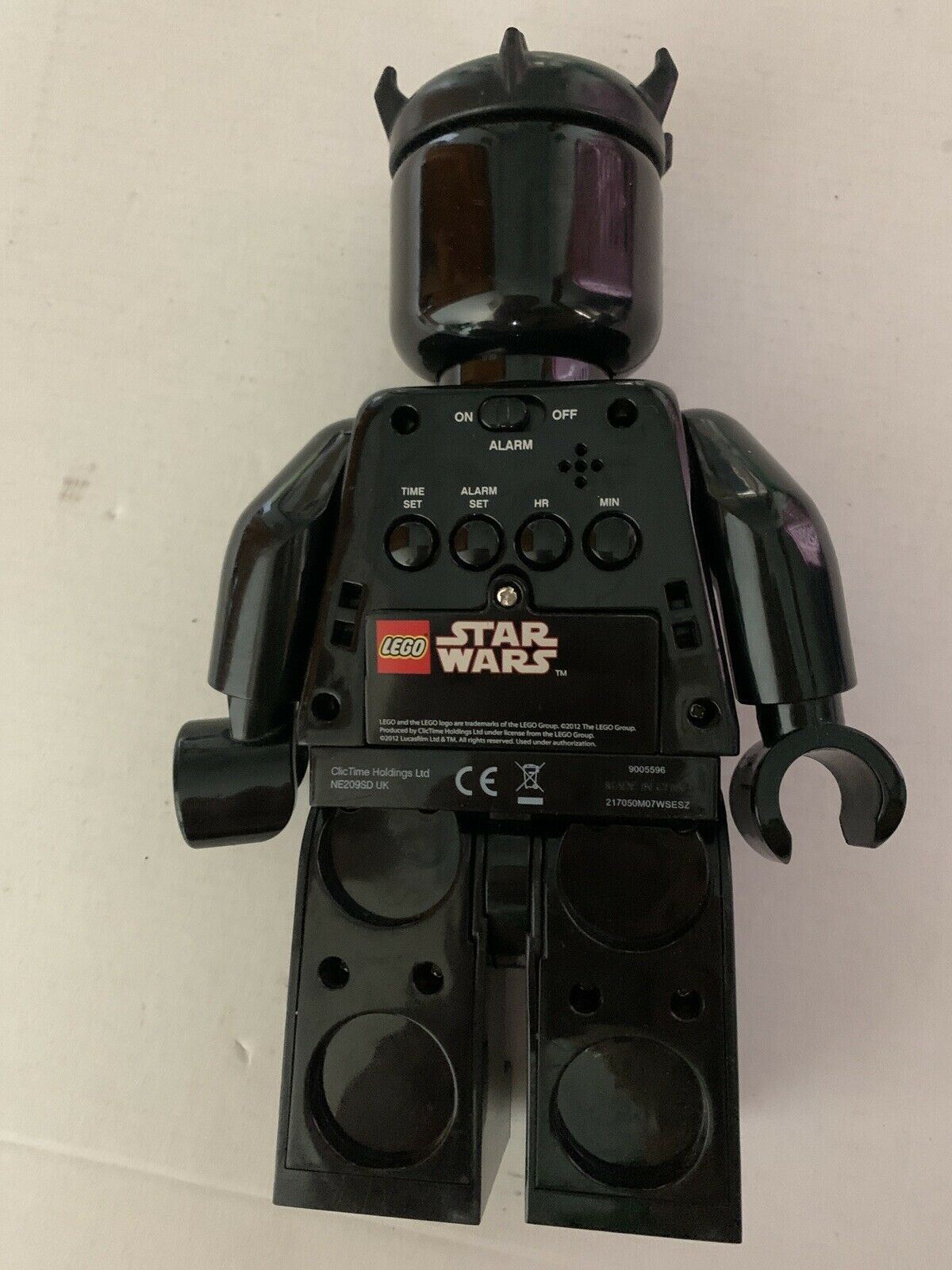Lego Star Wars Darth Maul Digital Alarm Clock Figure