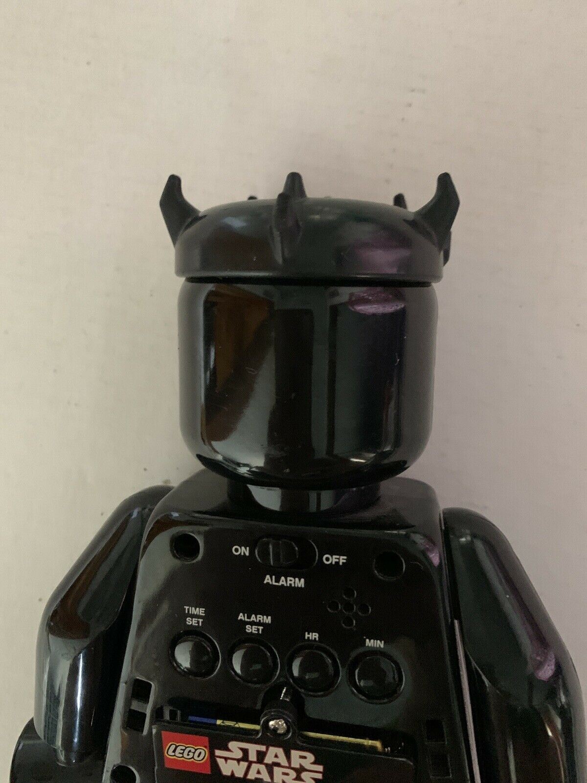 Lego Star Wars Darth Maul Digital Alarm Clock Figure