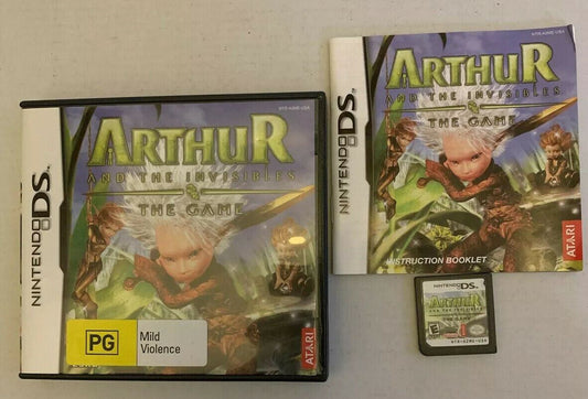 Arthur and the Invisibles (Nintendo DS, 2007) Atari With Manual