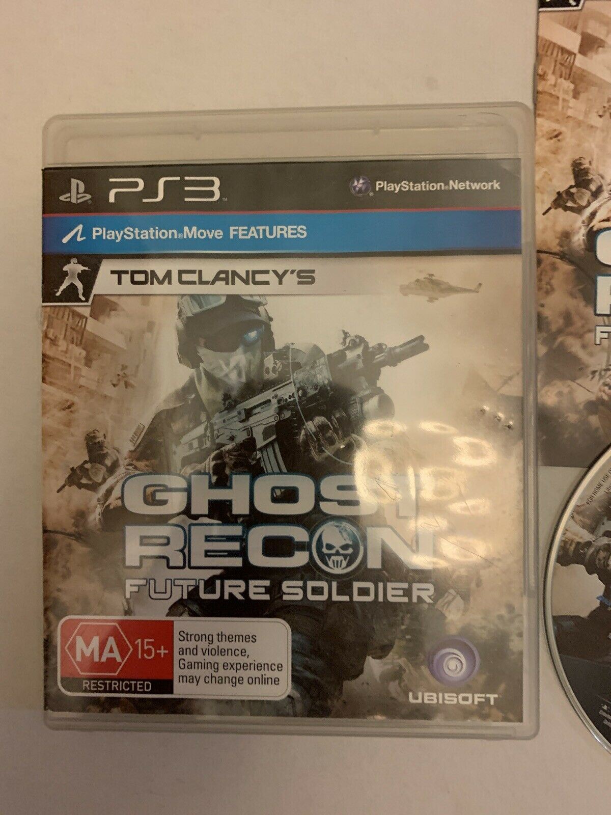 2x Tom Clancy's Game - H.A.W.X.2 And Ghost Recon Future Soldier PS3 With Manual