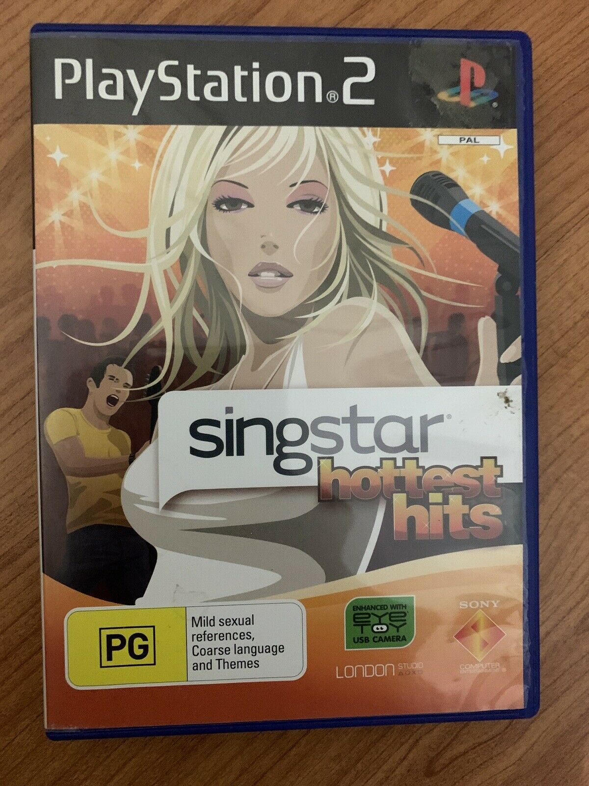 SingStar 2x Microphone Bundle With 3 Games for PS2  - Pop, Hottest Hits, Legends