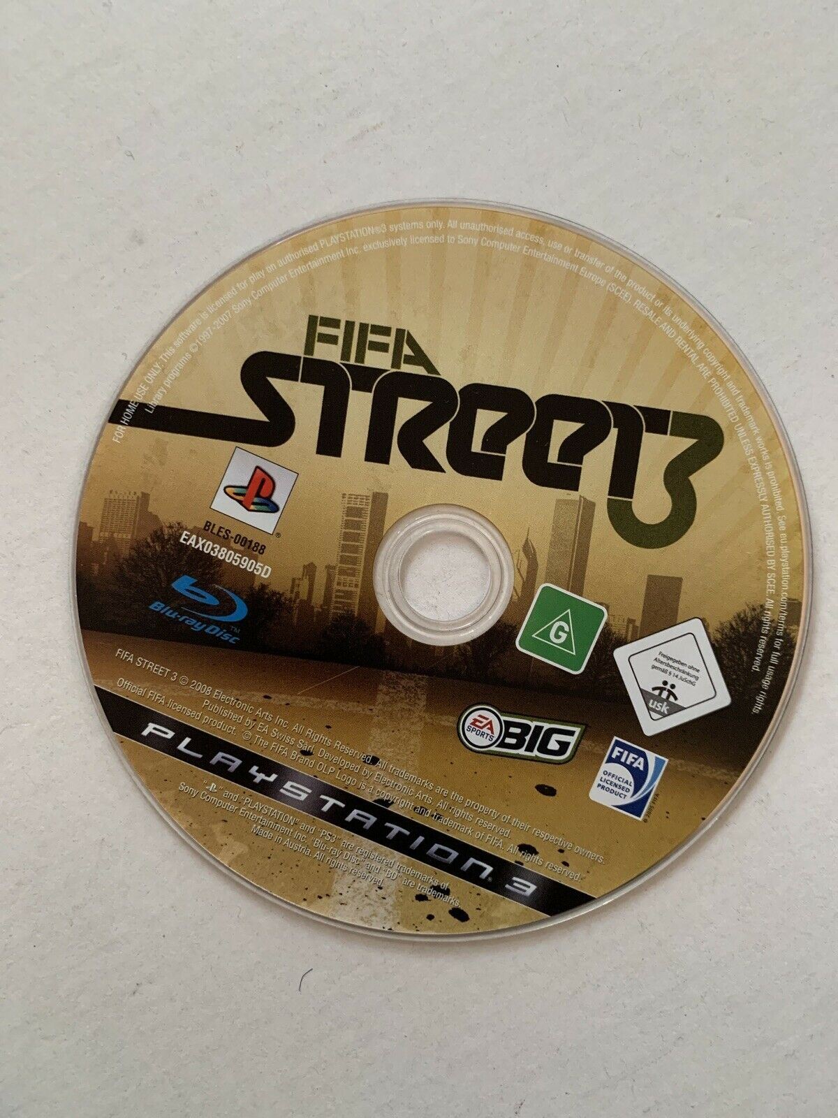 Fifa Street 3 - Sony PS3 Playstation 3 with Manual 🎮🎮🎮🎮