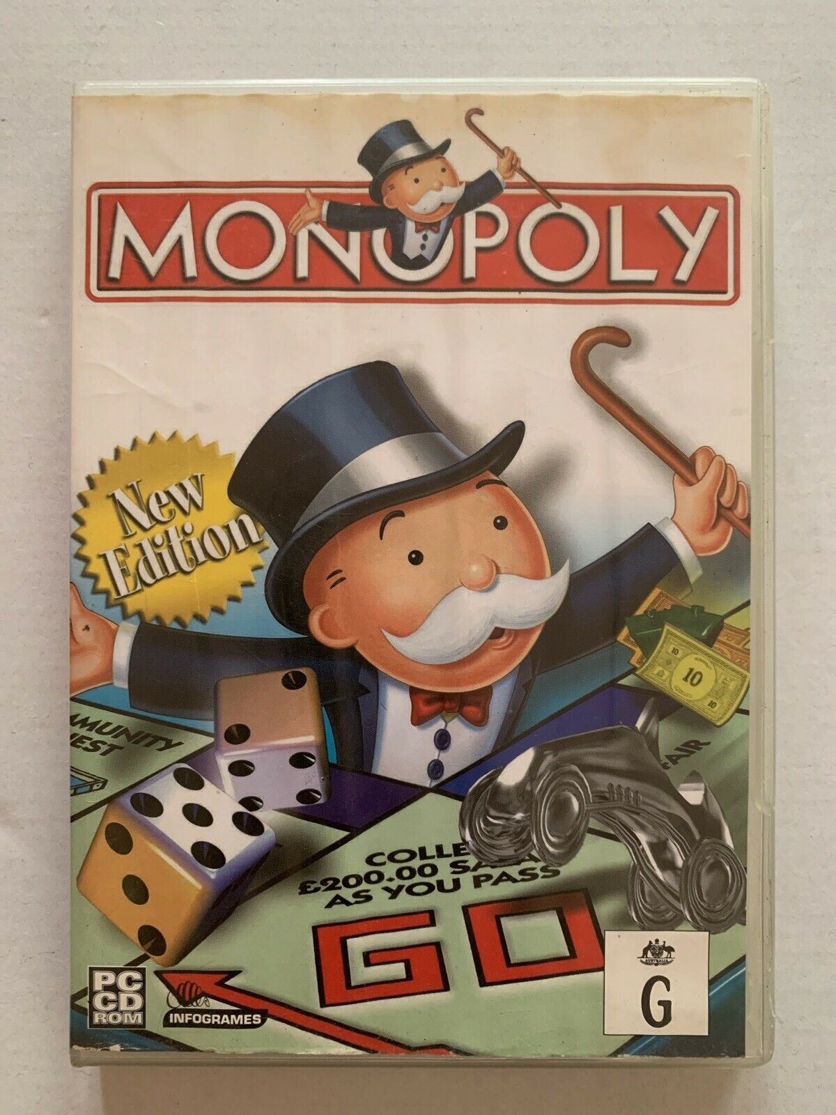 Monopoly (PC, 2003) for PC Windows 95/85 Vintage Game