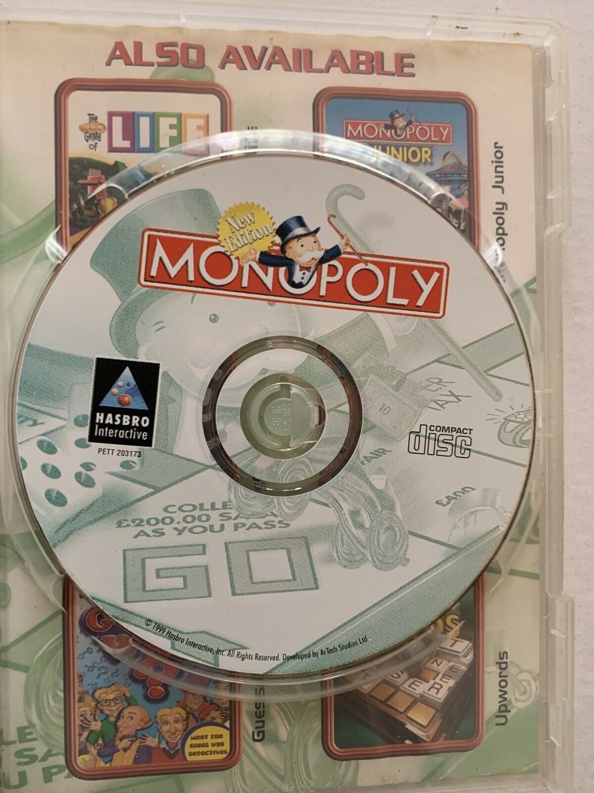 Monopoly (PC, 2003) for PC Windows 95/85 Vintage Game