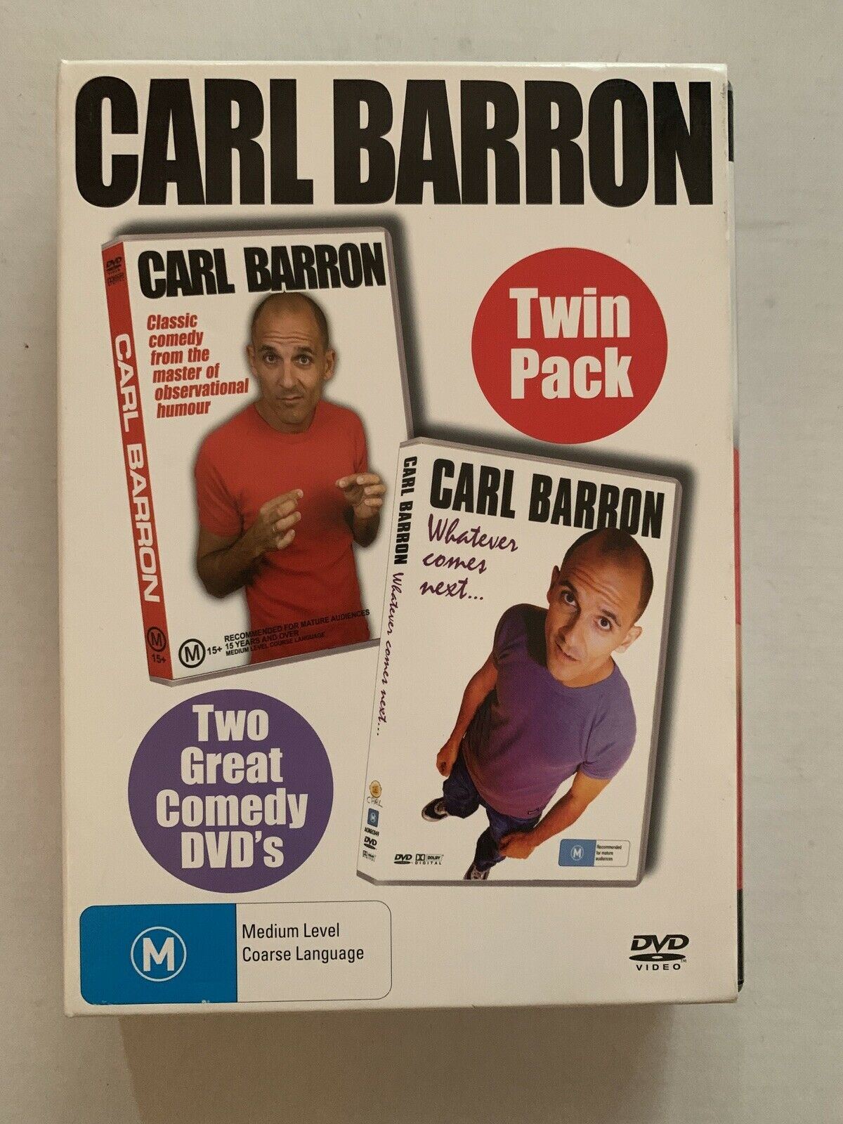 Carl Barron - Live / Whatever Comes Next DVD Region Free