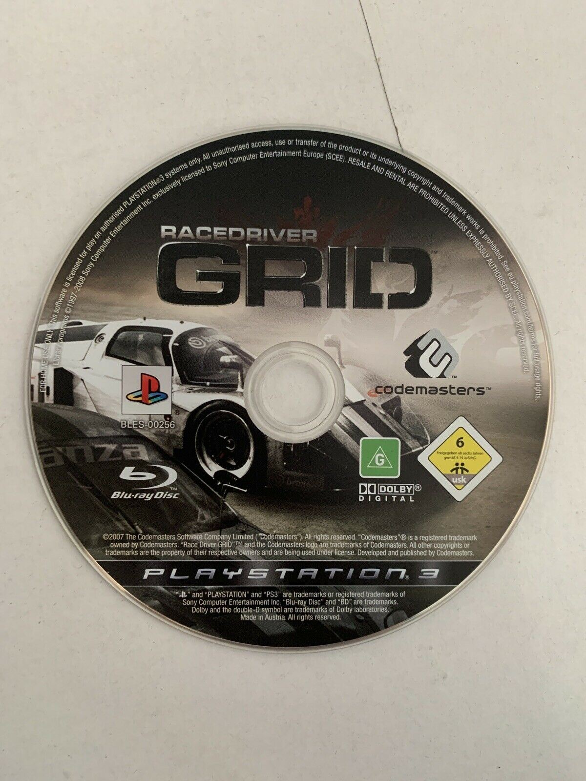 Jeu Race Driver GRID Pour PlayStation 3 - Codemasters - Bon Jeu Race Driver GRID Pour PlayStation 3 - Codemasters - Bon