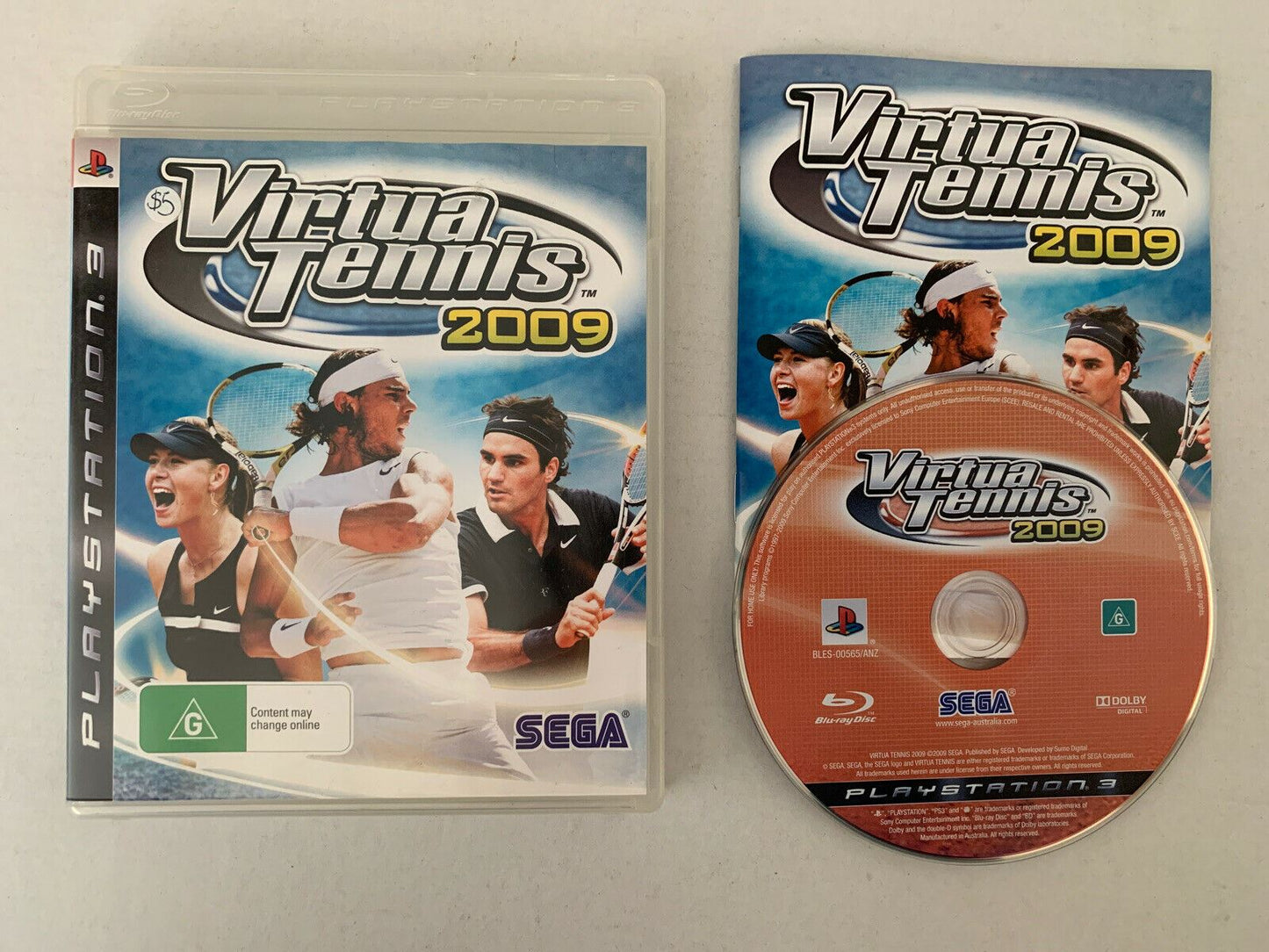 Virtua Tennis 2009 - PS3 Game Sony PlayStation 3