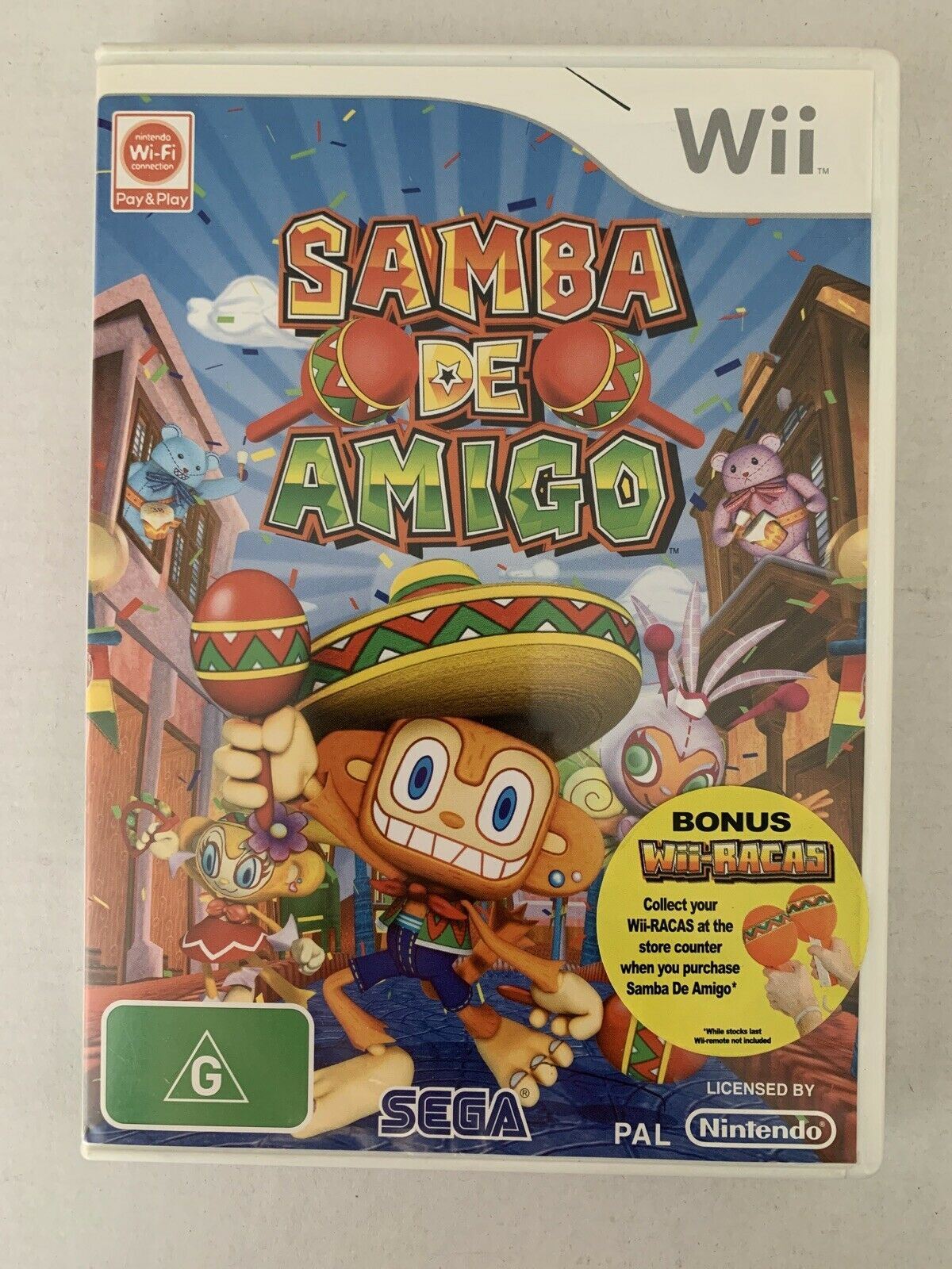 Samba De Amigo - Nintendo Wii with Manual