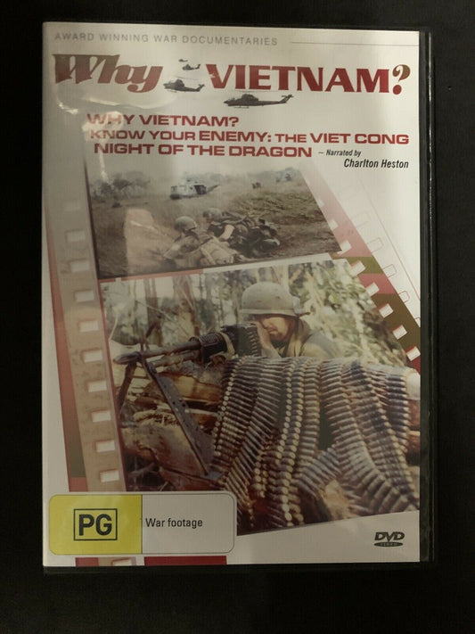"Why Vietnam? / Know Your Enemy: The Vietcong" Narrated by Charlton Heston (DVD)