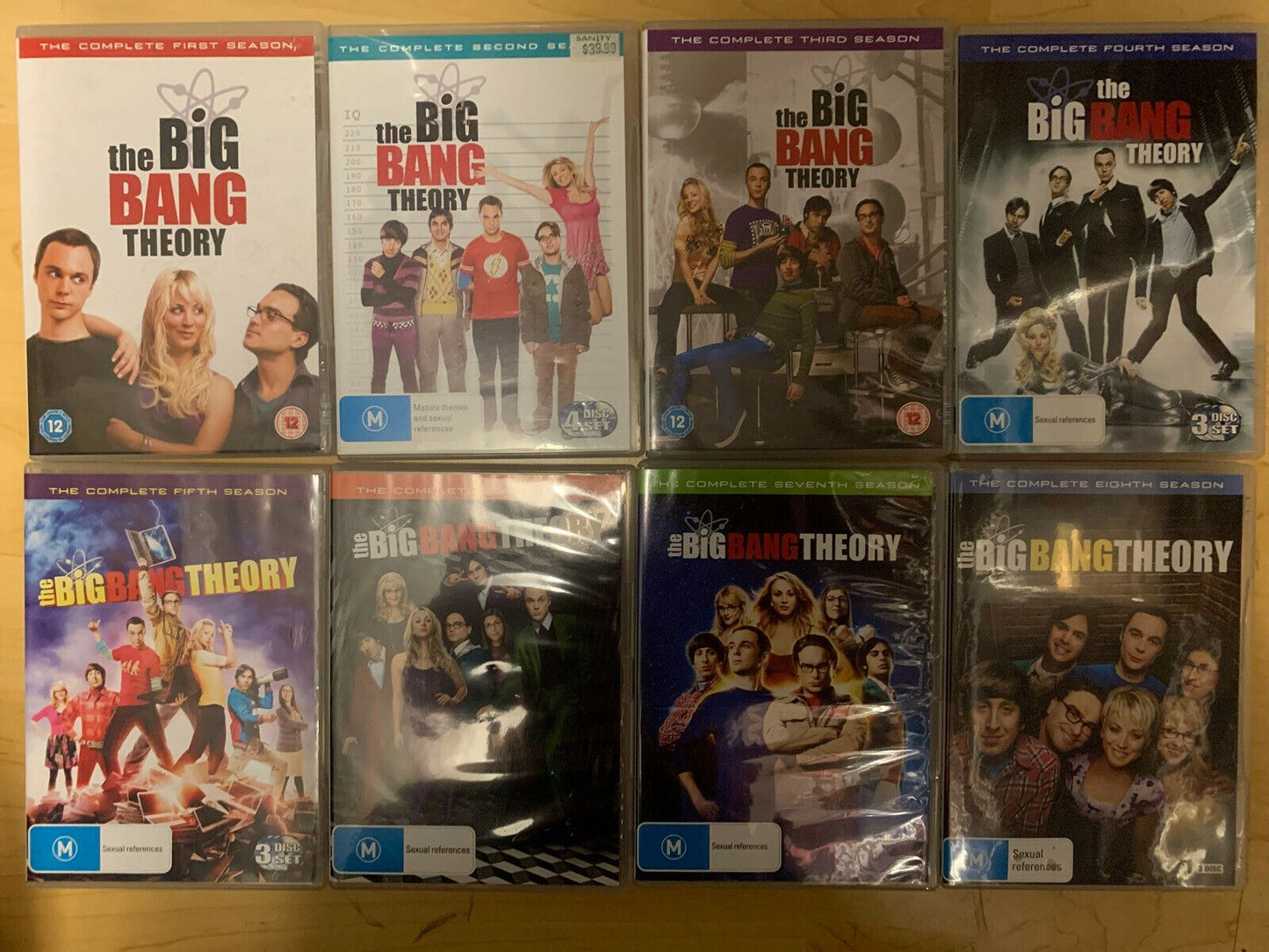 The Big Bang Theory Season 1-8 DVD Region 4