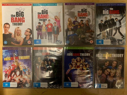 The Big Bang Theory Season 1-8 DVD Region 4