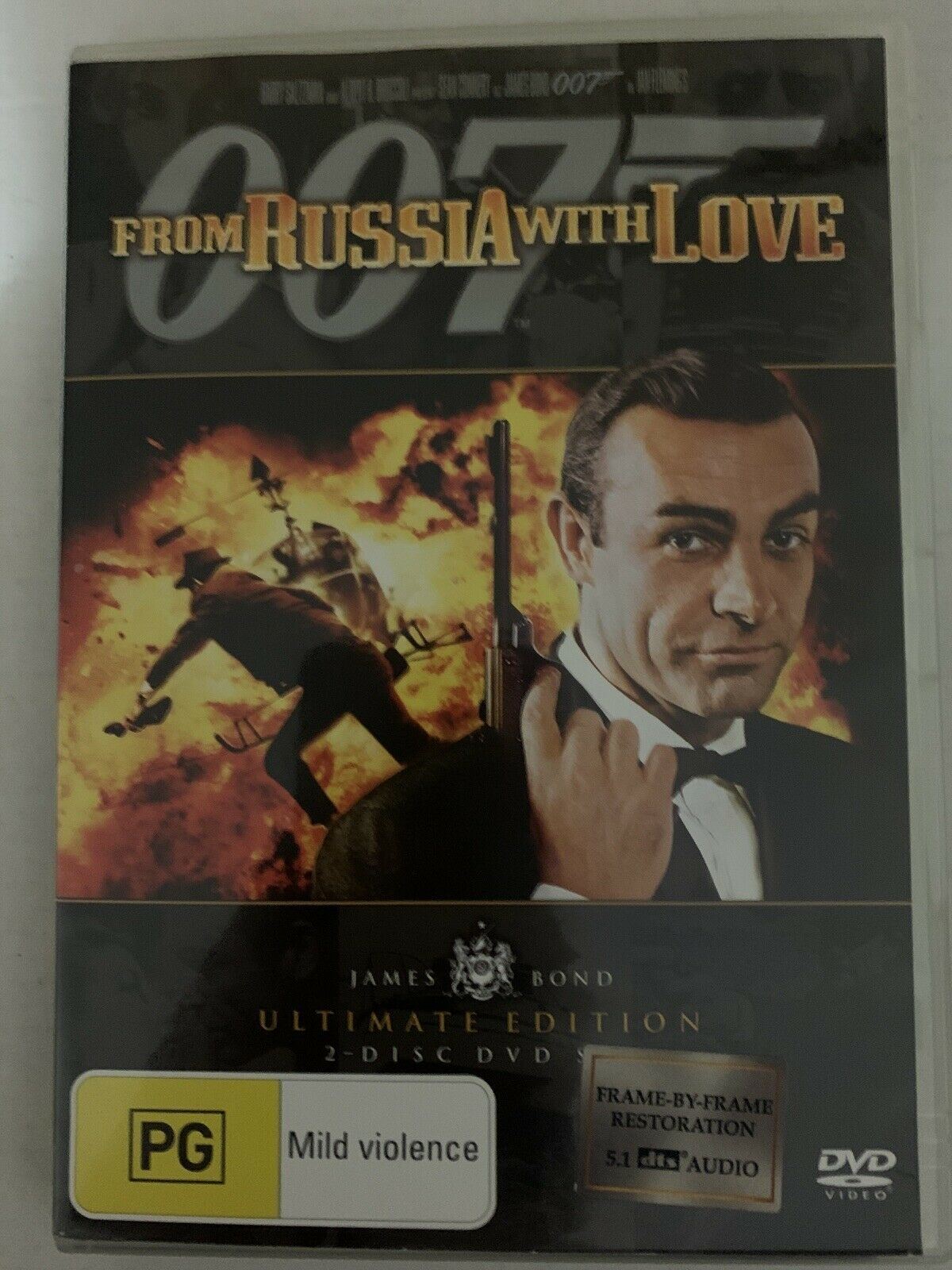 From Russia With Love: Ultimate Edition 2-Disc (DVD, Region 4) Sean Connery