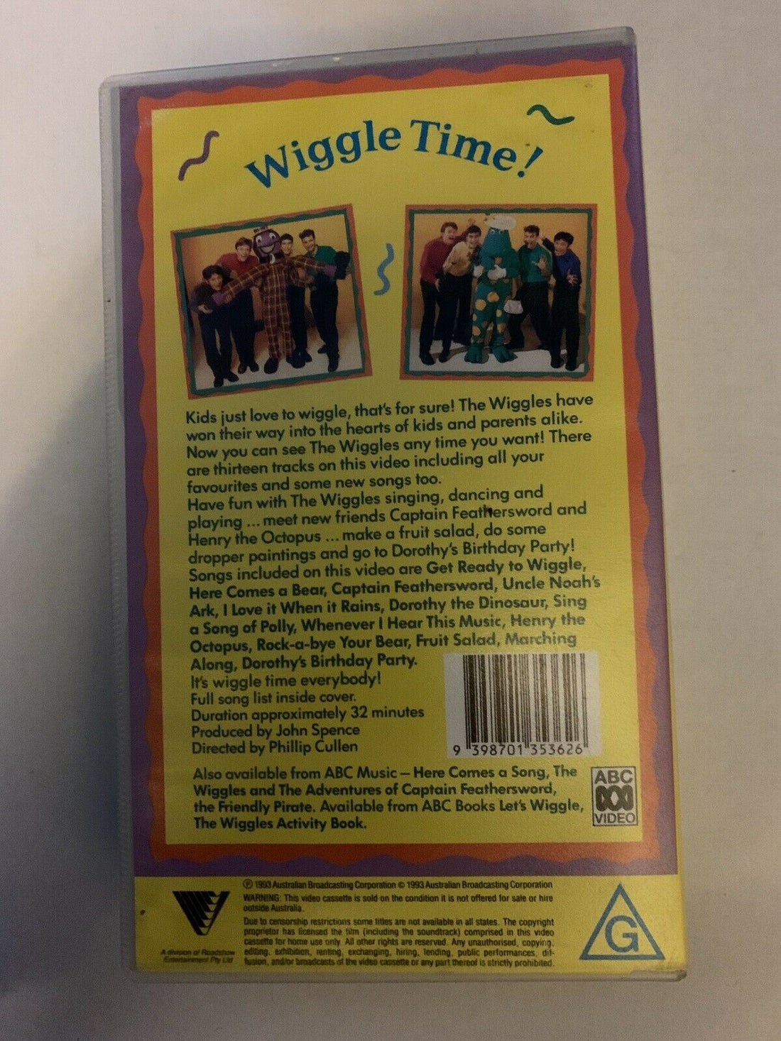 The Wiggles - Wiggle Time VHS VIDEO PAL – Retro Unit