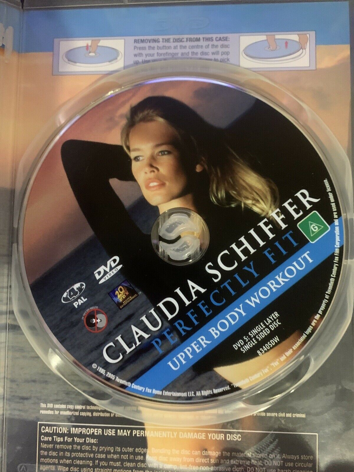 Claudia Schiffer Perfectly Fit Upper Body Workout Vol 1 DVD