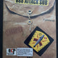 688 Attack Sub - PC (1989) 5.25" Floppy Disk With Box for DOS