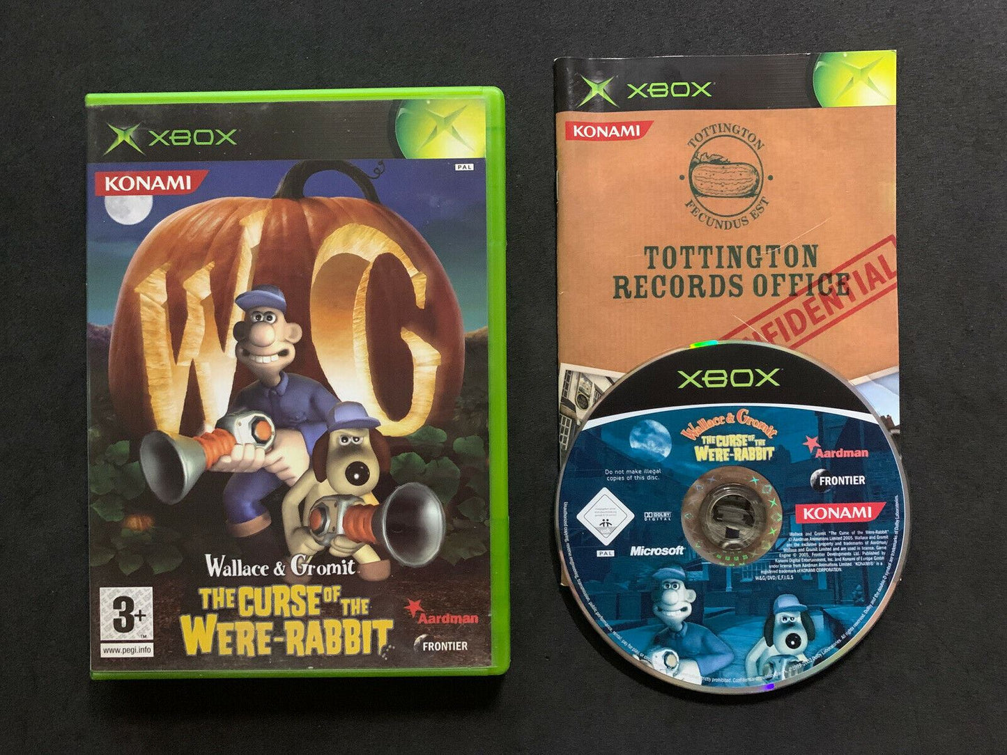 Wallace & Gromit: The Curse of the Were-Rabbit (Xbox) with Manual PAL